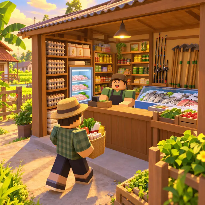 The village co-op shop, Kopdes